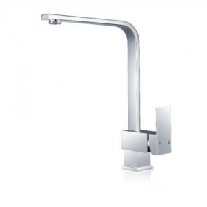 Aqua Chrome Square Kitchen Sink Mixer
